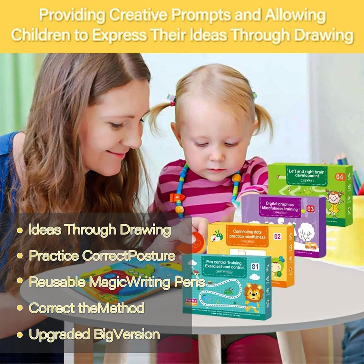 Reusable Pencil Control Workbook Set